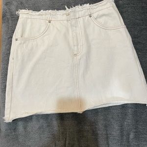 Off-White Denim Summer Skirt from Urban Outfitters